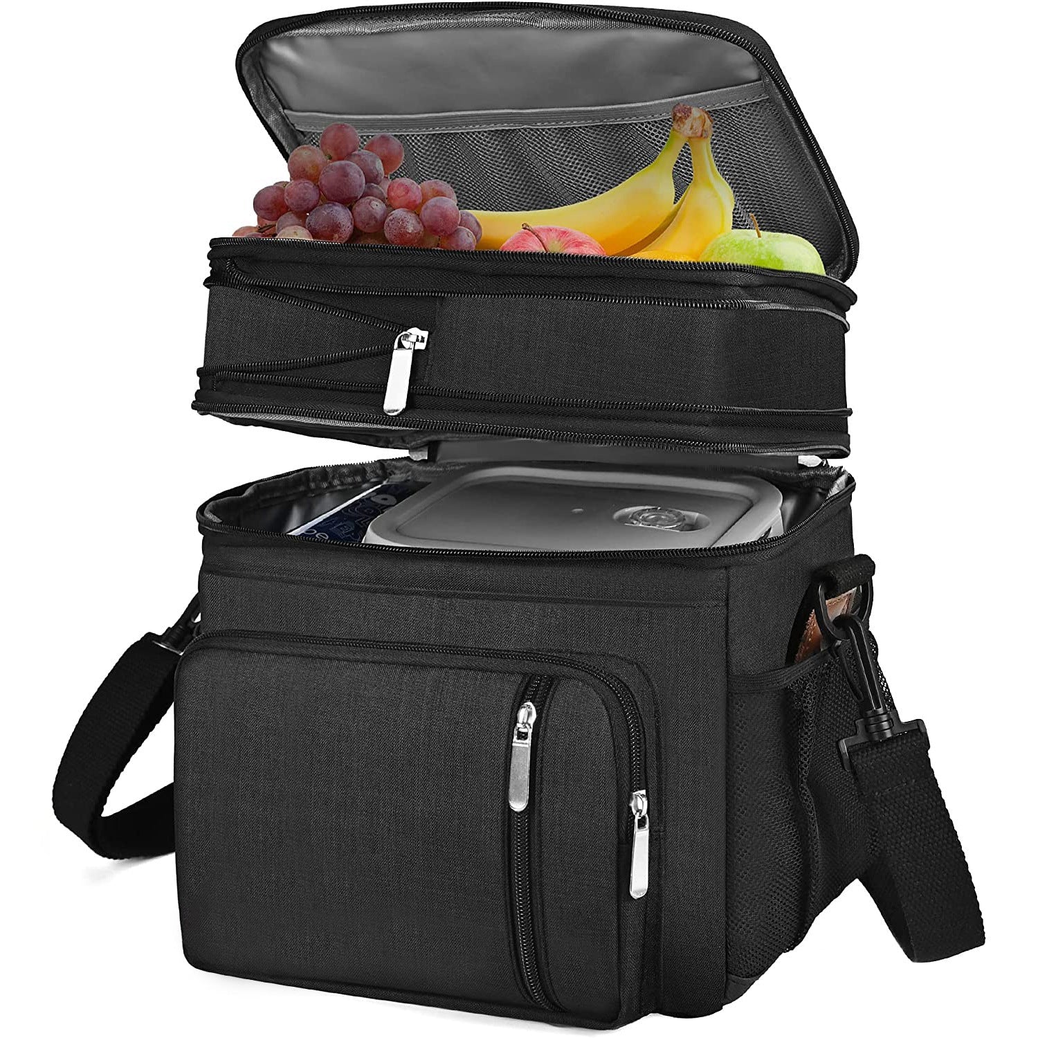  Lykka Lunchbag - Geïsoleerde Oxford Fabric Bag voor kantoor en reizen-3