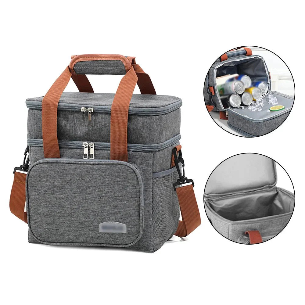  Lykka Lunchbag - Geïsoleerde Oxford Fabric Bag voor kantoor en reizen-4