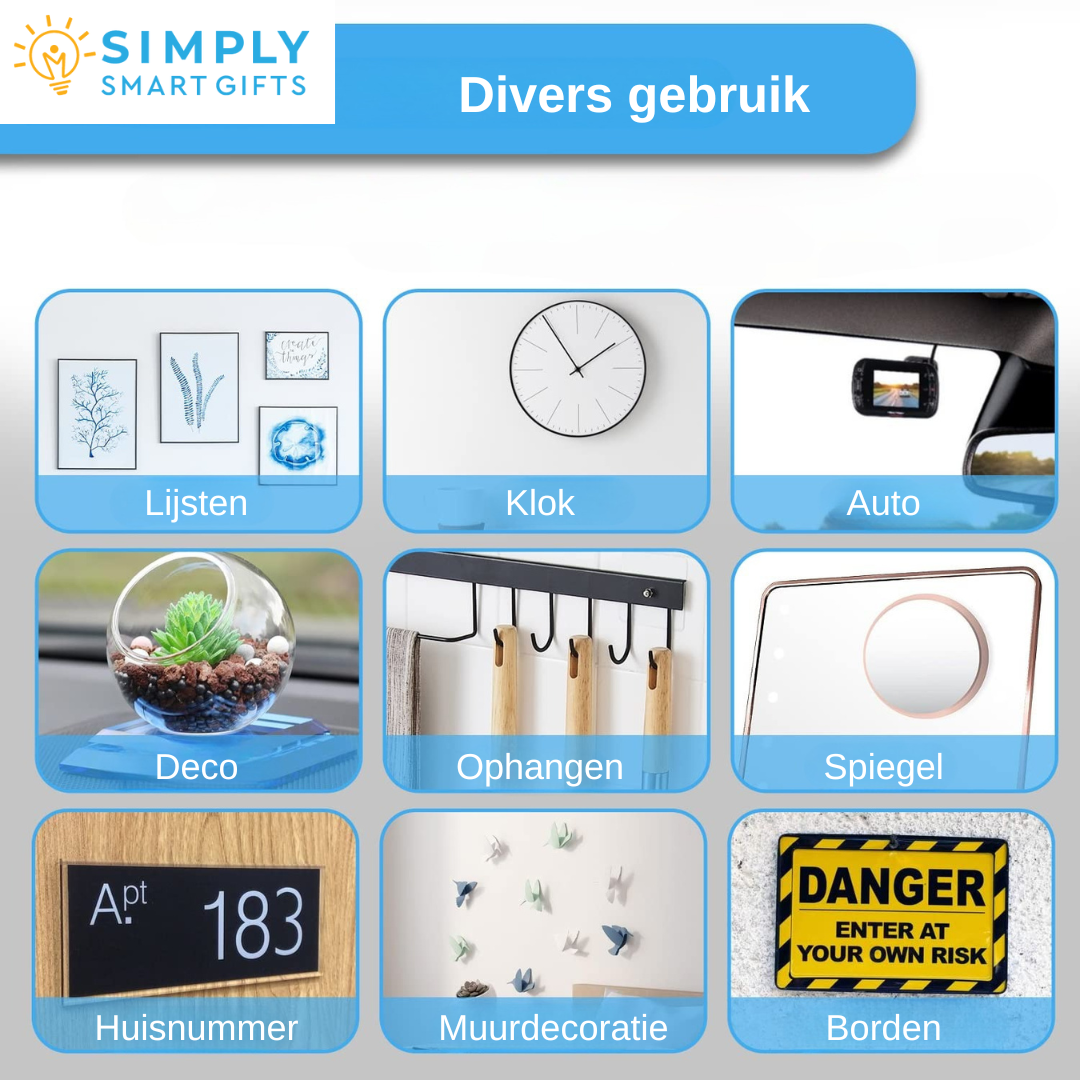 StickIt® dubbelzijdige tape | plak alles met het grootste gemak