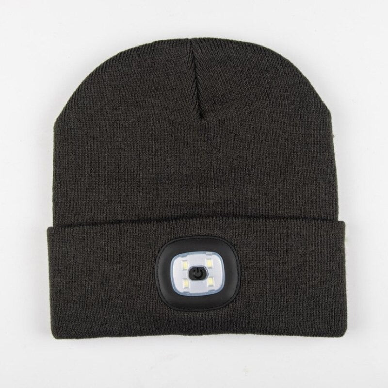 Azora™ LED beanie | altijd warm en goed verlicht