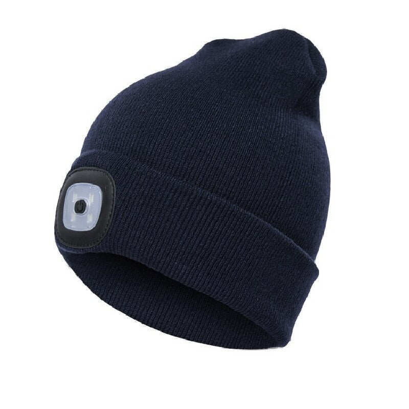 Azora™ LED beanie | altijd warm en goed verlicht