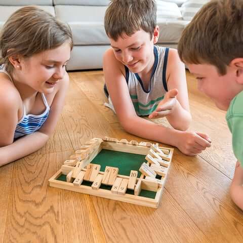 Shut The Box™ bordspel | Snel en educatief spel voor thuis en onderweg