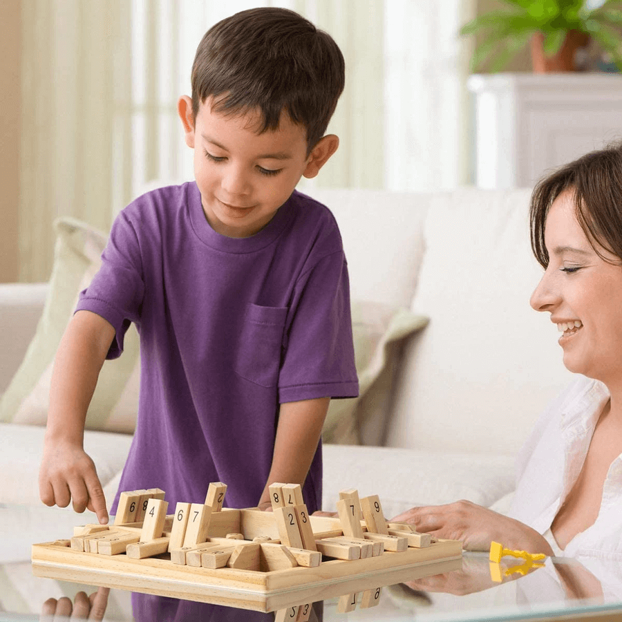 Shut The Box™ bordspel | Snel en educatief spel voor thuis en onderweg