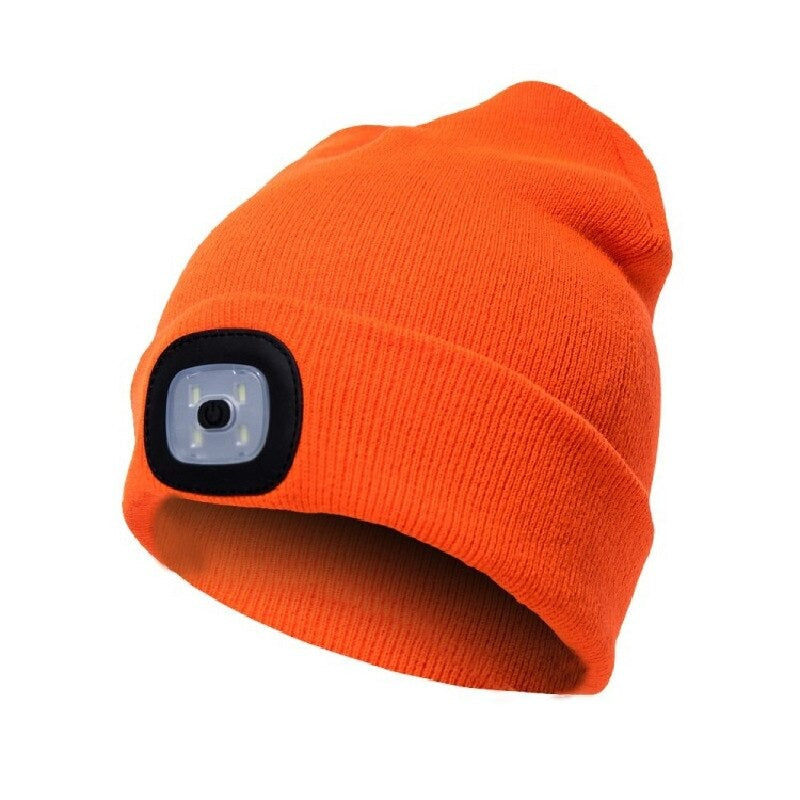 Azora™ LED beanie | altijd warm en goed verlicht